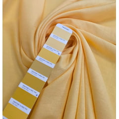 Linho com Viscose Amarelo Manga   - Comprimento  0,75 cm x Largura 1,40 m