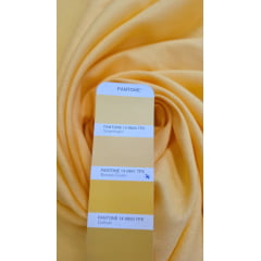 Linho com Viscose Amarelo Manga   - Comprimento  0,75 cm x Largura 1,40 m