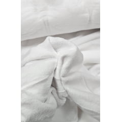 Ultra Soft Fleece Dupla Face Branco COM SUJEIRA - Comprimento 3 m x Largura 1,50 