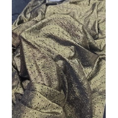 Malha Layse Com Foil Dourado - Comprimento 0,80 cm x Largura 1,70 m