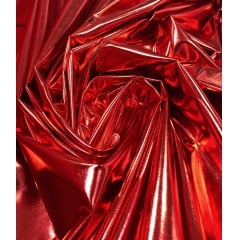 Vinil Vermelho Liso com Lycra  - Comprimento  090 cm x Largura 1,47 m 