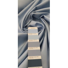 Percal Egípcio Acetinado Azul Bebê - 400 Fios - Largura 2,80m com SUJEIRA - Comprimento 0,50 cm x Largura 2,80 m