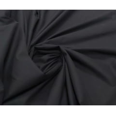 Tricoline Lisa Preta Premium 100% Algodão - Comprimento 1,50 m x Largura 1,50 m