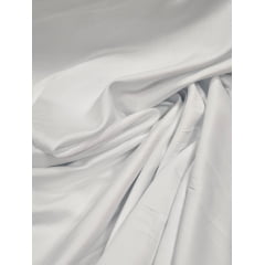 Percal Fibra de Bambu Acetinado Branco - 300 Fios - Largura 2,80m - Comprimento 0,70 cm x Largura 2,80 m
