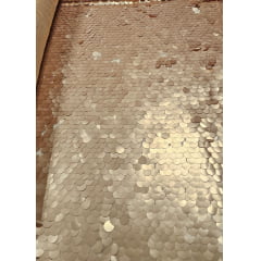 Paetê Bordado Fosco Diva Dourado - Comprimento 0,80 cm x Largura 1,45