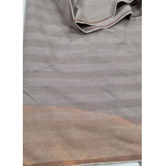 Sarja chevron renaux com elastano marrom com manchas na borda - Comprimento 3 m x Largura 1,40 M 