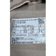 Sarja chevron renaux com elastano marrom com manchas na borda - Comprimento 3 m x Largura 1,40 M 