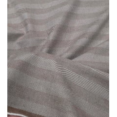 Sarja chevron renaux com elastano marrom com manchas na borda - Comprimento 3 m x Largura 1,40 M 