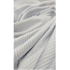 Tricoline Camisaria Fio 60  Paris Estampada Azul  - Comprimento 2,90 m x Largura 1,45 m 