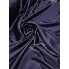 Crepe Amanda Liso Azul Marinho  - Comprimento 1 m x Largura 1,50 m