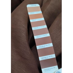 Linho Puro Marrom - Comprimento 1 m x Largura 1,40 m