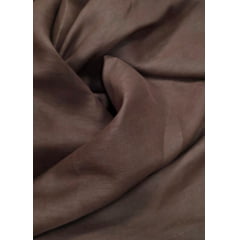 Linho Puro Marrom - Comprimento 1 m x Largura 1,40 m