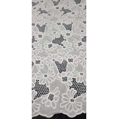 Layse Richelieu Branca I33 - Comprimento 0,70 cm x Largura 1,30 m