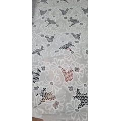 Layse Richelieu Branca I33 - Comprimento 0,70 cm x Largura 1,30 m