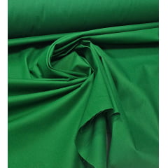 Tricoline Lisa Verde Bandeira Premium 100% Algodão - Comprimento 0,90 cm x Largura 1,50 m