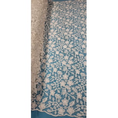 Renda Guipir Marbella Off White COM FURO- Comprimento 0,80  cm x Largura 1,30 m 