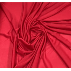 Malha Helanca Lisa Vermelho - Cimprimento 3 m x Largura 1,80 m