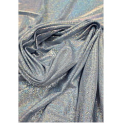 Malha Foil Dance Azul Bebê  COM COSTURA - Comprimento 1,80 m x Largura 1,50 m
