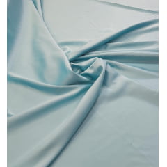 Crepe Amanda Liso Azul Piscina - Comprimento 2 m x Largura 1,50 m 