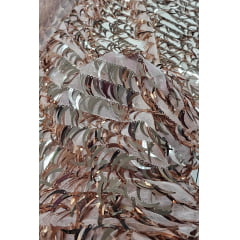 Paetê Bordado Blade Rosê Gold - Comprimento 0,90 cm x Largura 1,47 m