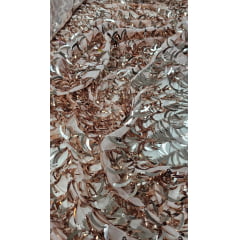 Paetê Bordado Blade Rosê Gold - Comprimento 0,90 cm x Largura 1,47 m