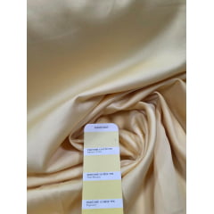 Crepe Amanda Liso Amarelo Manteiga AMASSADO - Comprimento 1 m x Largura 1,50 m