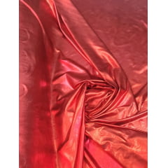 Malha Vinil Vermelho Leve COM DEFEITO NA BORDA - Comprimento 0,50 cm x Largura 1,60 m 