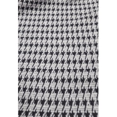 Malha Tweed Pied Poulle Preto - Comprimento 2,80 m x Largura 1,70 m