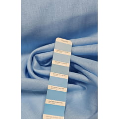 Linho Puro Azul Claro  COM SUJEIRA - Comprimento 1 m x Largura 1,30 m