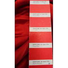 Cetim Bucol Liso Vermelho Ferrari COM MANCHA - Comprimento 0,90 cm X largura 1,47 m