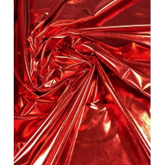 Vinil Vermelho Liso com Lycra COM DEFEITO - Comprimento 1 m x Largura 1,47 m  