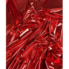 Vinil Vermelho Liso com Lycra COM DEFEITO - Comprimento 1 m x Largura 1,47 m  