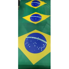 Bandeira do Brasil em Failete  COM LEVE DEFEITO - Largura 1,50m x 0,95 m de comprimento