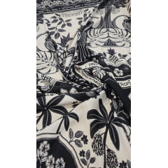  Viscose Estampada Digital  R2543 - Comprimento 3 m x Largura 1,45 m
