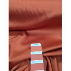 Crepe Amanda Liso Terracota Claro  COM DEFEITO - Comprimento 0,85 cm x Largura 1,50 m