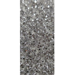 Tule Diamond Degrade Prata - Comprimento 1,25 m x Largura 1,40