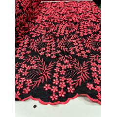 Layse Summer Neon 03 Preto com Pink - Comprimento 1,50 m x Largura 1,32 m