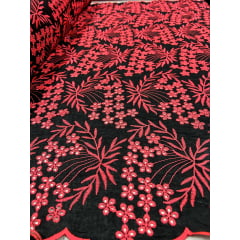 Layse Summer Neon 03 Preto com Pink - Comprimento 1,50 m x Largura 1,32 m