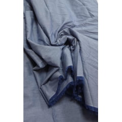 Mescla chambray 100% algodão azul - Comprimento 5 m x largura 1,47 m 