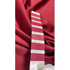 Crepe Amanda Liso Vermelho Cereja - Comprimento 2 m x Largura 1,50 m