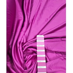 Crepe Amanda Liso Rosa Fucsia - Comprimento 1 m x Largura 1,50 m