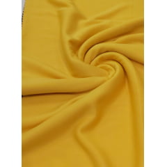 Malha Helanca Lisa Amarelo Ouro COM SUJEIRA - Comprimento 1,30 m x Largura 1,80 m