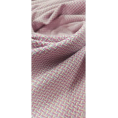 Tweed Pesado Multicolor Rosa 9003 - Comprimento 1,30 m x Largura 1,50 m