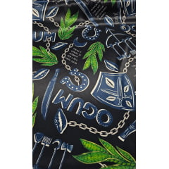 Cetim Estampado Digital Ogum - Comprimento 1 m x Largura 1,47 m