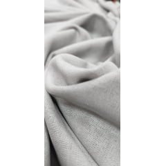 Linho com Viscose Trovata Cinza - Comprimento 1 m x Largura 1,37 m