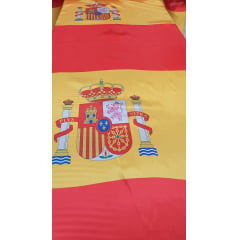 Cetim Bandeira da Espanha COM DEFEITO - Largura 1,47m x 0,90m Comprimento