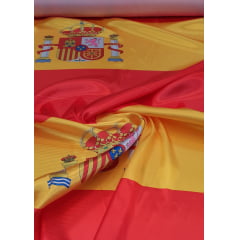 Cetim Bandeira da Espanha COM DEFEITO - Largura 1,47m x 0,90m Comprimento Cetim Bandeira da Espanha COM DEFEITO - Largura 1,47m x 0,90m Comprimento