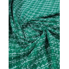 Tweed Premium Pesado Verde Bandeira - Comprimento 1 m x Largura 1,47 m