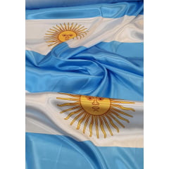 Cetim Bandeira da Argentina COM EMENDA - Largura 1,47m x 0,90m Comprimento Cetim Bandeira da Argentina COM EMENDA - Largura 1,47m x 0,90m Comprimento