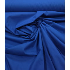 Tricoline Lisa Azul Royal Claro Premium 100% Algodão  - Comprimento 0,80 cm x Largura 1,50 m